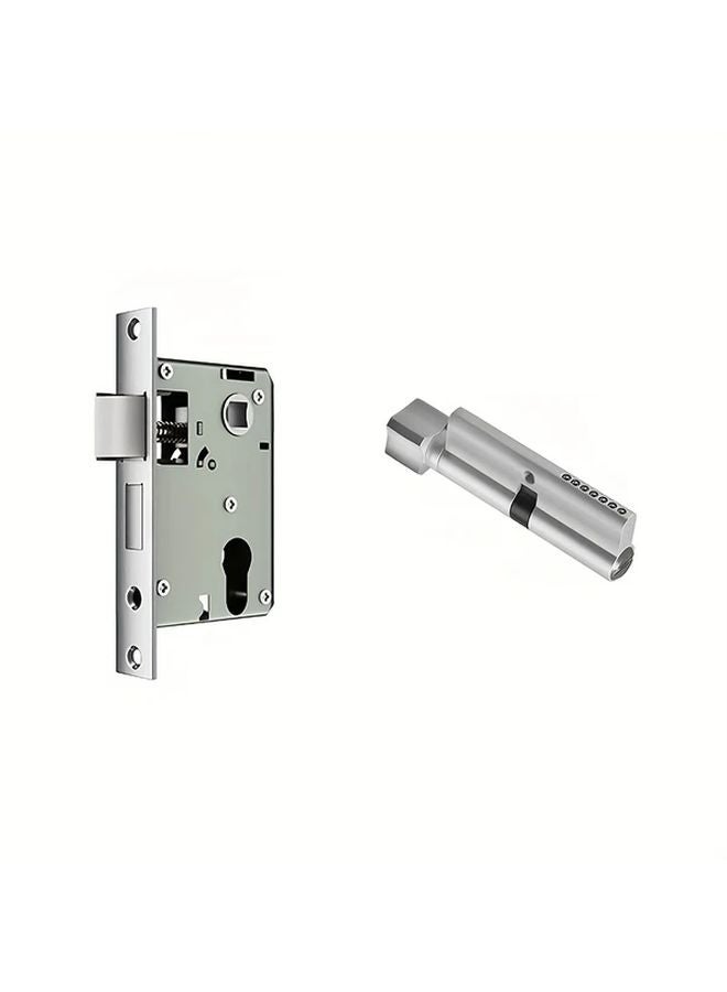 Heavy Duty Stainless Steel Single Sided Hole Door Lock 1 Set No Power Required - Image 5