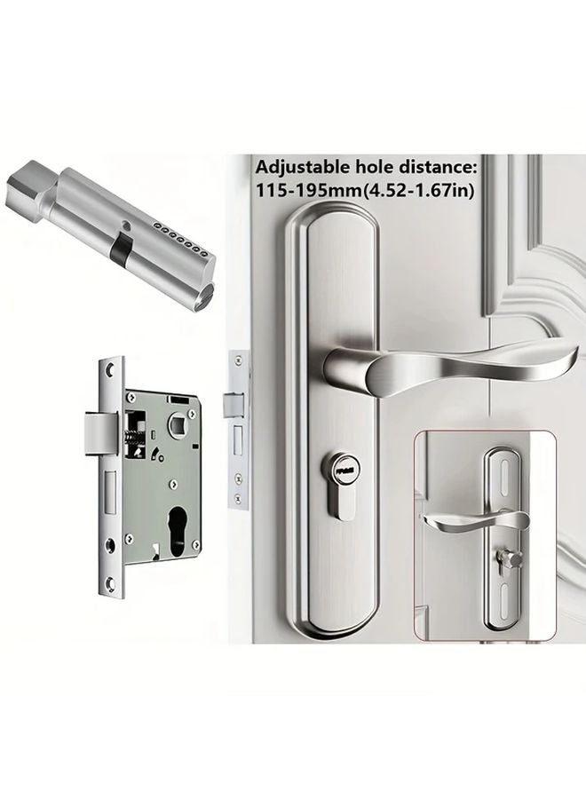 Heavy Duty Stainless Steel Single Sided Hole Door Lock 1 Set No Power Required - Image 3