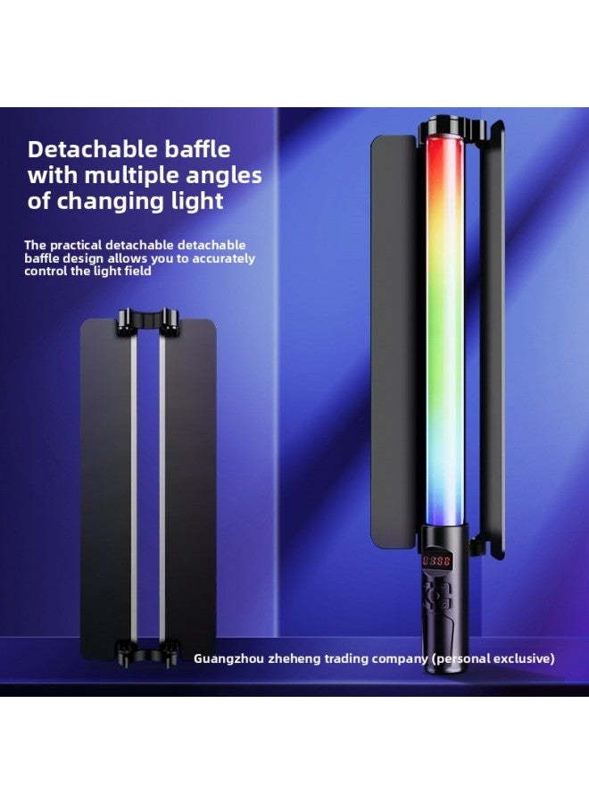 general Rgb Photography Fill Light Handheld Led Fill Light Rod Outside Shot Light Indoor And Outdoor Night Scene Color Video Portable-Specifications:————the Following Are Flat Long☆Large Area Fill Light And - Image 2