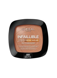 L'OREAL PARIS Infallible 24H Fresh Wear Bronzer 300 Light Medium  - Image 1