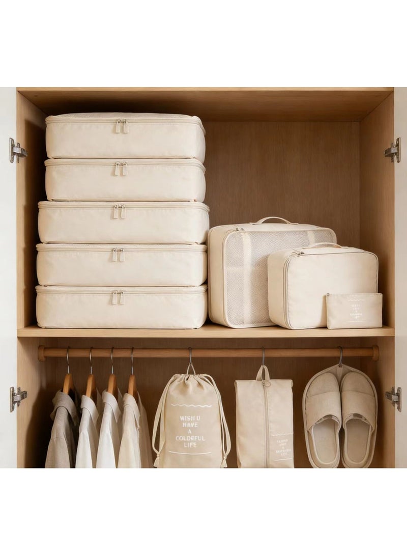 مجموعة أكياس تنظيم الأمتعة 7 في 1، موفرة للمساحة للسفر - Image 4
