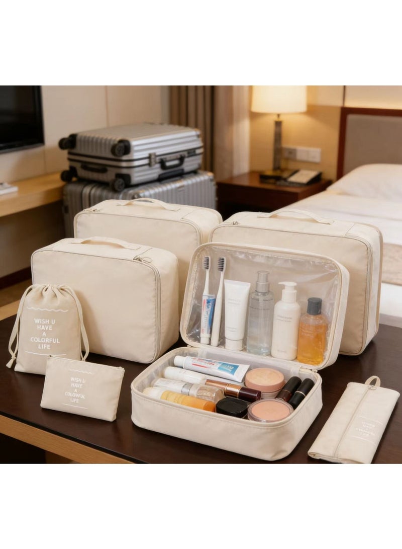 مجموعة أكياس تنظيم الأمتعة 7 في 1، موفرة للمساحة للسفر - Image 2