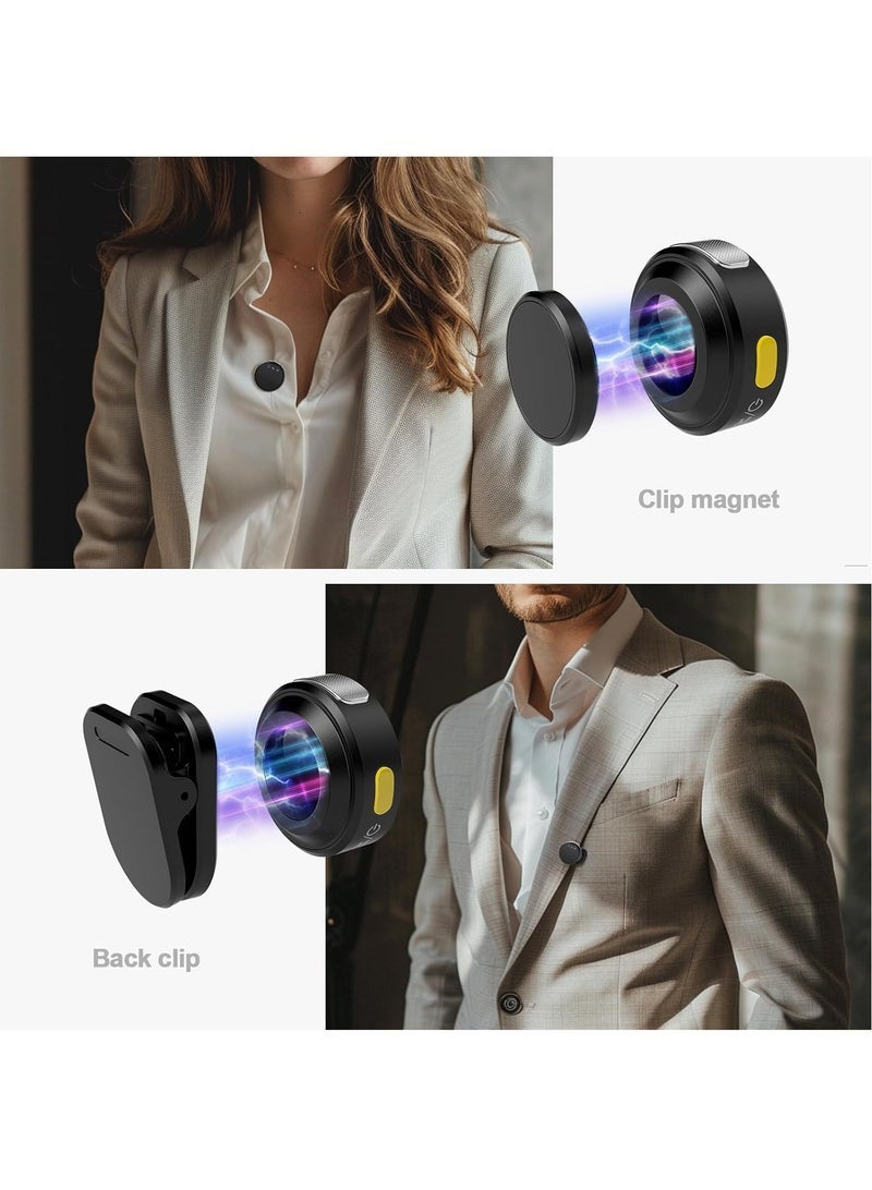 LAESO Wireless Lavalier Microphone for iPhone/Android with Lightning/USB C(2 TX+2 RX+Charging Case), Mini Microphone with Noise Cancellation, 35H Battery, Clip on Lapel Mic for Video Recording Vlog - Image 5