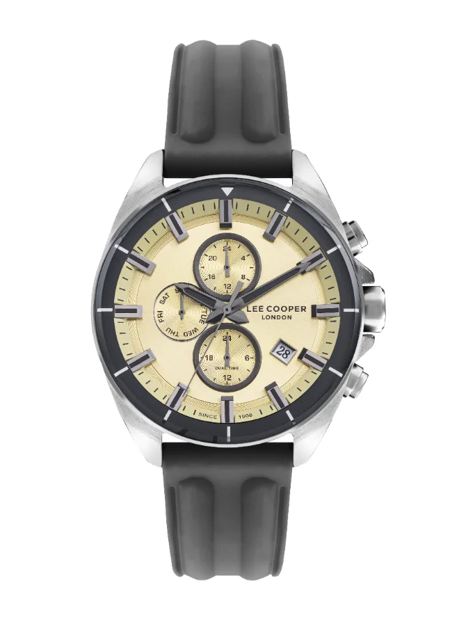 Lee Cooper LEE COOPER Men's Multi Function Beige Dial Watch - LC07881.346