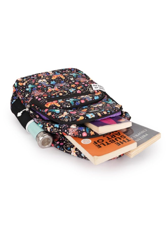 هاف مون Half Moon School Bag for Girls Boys | Class 5th to 12th | Daypack Bagpack | 35L College Backpack for Women Men | Three Spacious Compartments with Pouch - Image 4