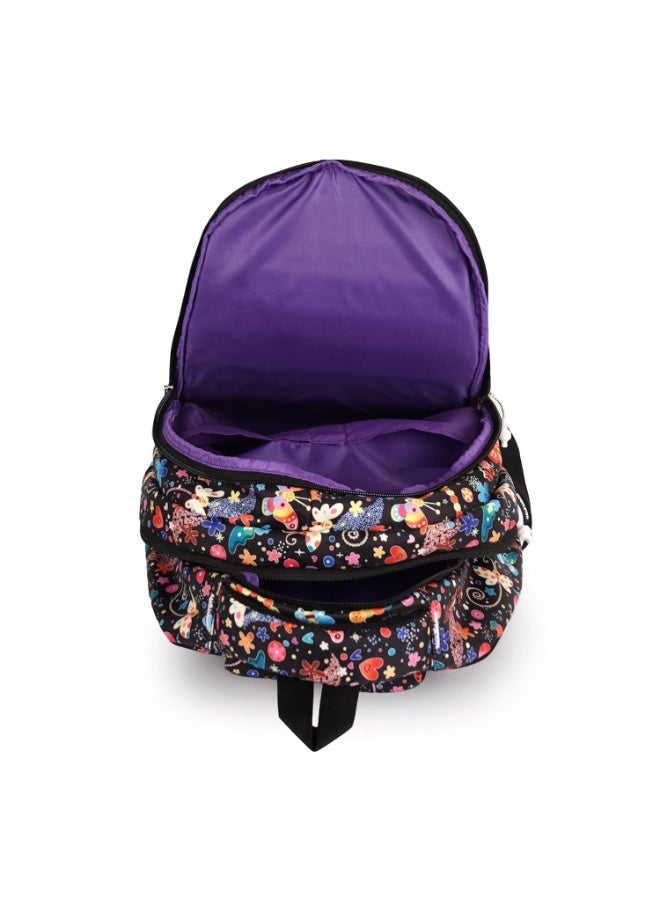 هاف مون Half Moon School Bag for Girls Boys | Class 5th to 12th | Daypack Bagpack | 35L College Backpack for Women Men | Three Spacious Compartments with Pouch - Image 2