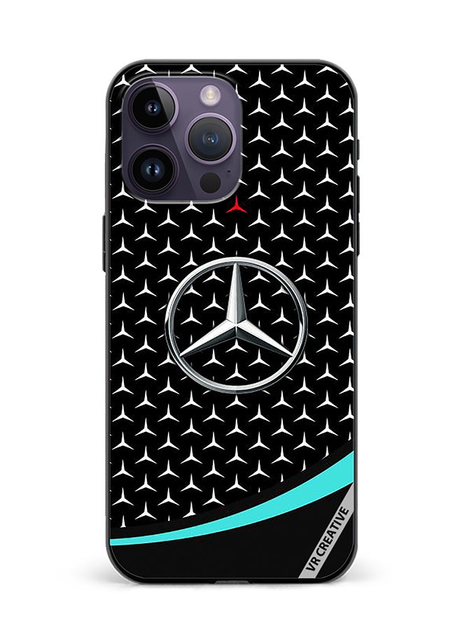 VR CREATIVE غطاء حماية لجهاز آبل آيفون 16 برو تصميم مرسيدس AMG بتروناس F1 متعدد الألوان - Image 1