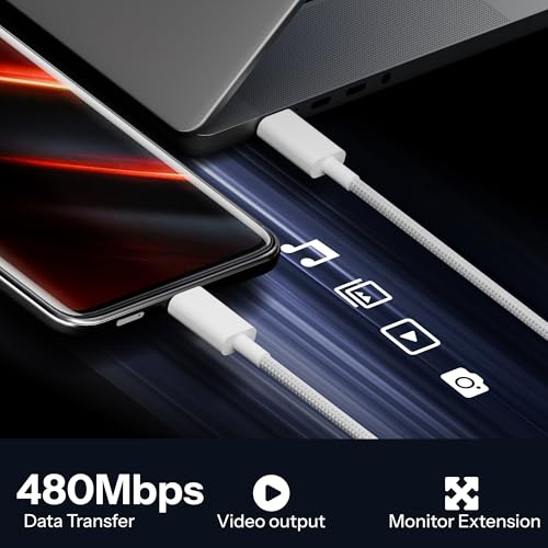 AILKIN 45W Fast Charging USB-C to Type-C PD Cable Compatible for Google Pixel – Pixel 10 Pro Fold, 10 Series, 9 Pro XL, 8/7/6/5, Chromebook & More - Image 3