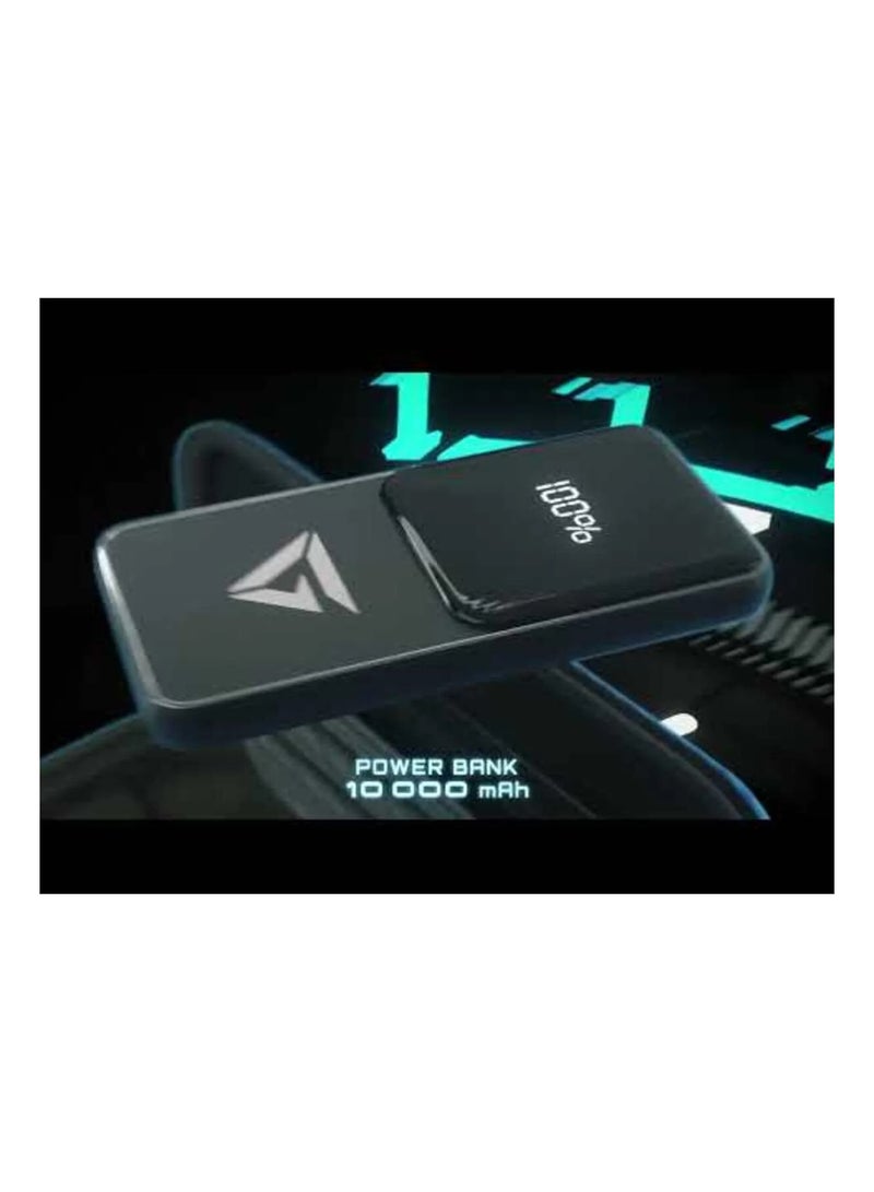 جاميرتيك GamerTek Power Up Nintendo Switch 2 Charging Carry Case with 10,000mAh Built-in Power Bank â€“ Blue - Image 5