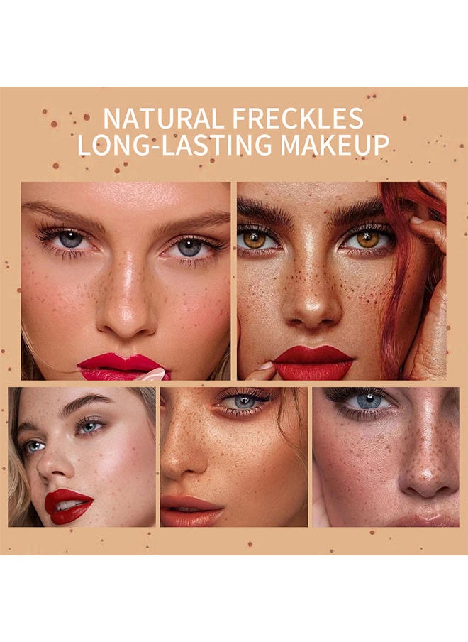 Julystar - Fake Freckle Pen, Faux Freckles Temporary Tattoo Freckles Phreckles Marker Pencil Makeup, Fake Freckle Pen Makeup Set Long Lasting Waterproof - Image 1