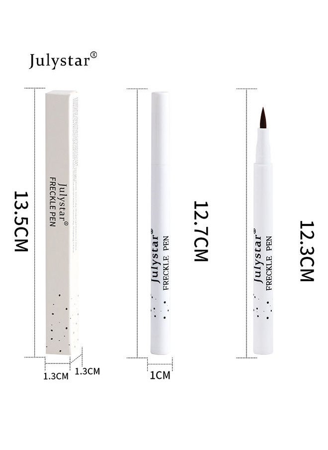 Julystar - Fake Freckle Pen, Faux Freckles Temporary Tattoo Freckles Phreckles Marker Pencil Makeup, Fake Freckle Pen Makeup Set Long Lasting Waterproof - Image 1