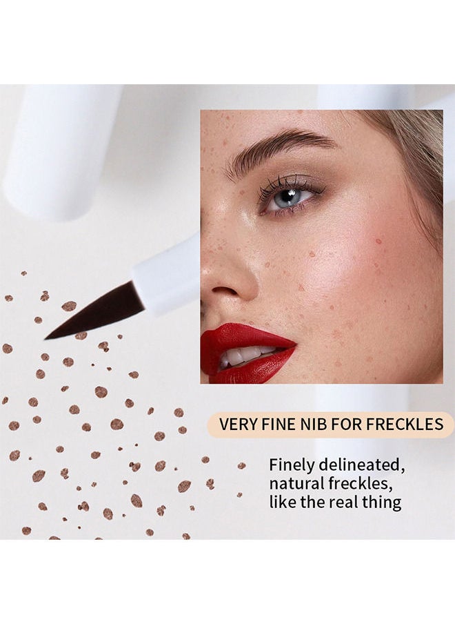 Julystar - Fake Freckle Pen, Faux Freckles Temporary Tattoo Freckles Phreckles Marker Pencil Makeup, Fake Freckle Pen Makeup Set Long Lasting Waterproof - Image 1