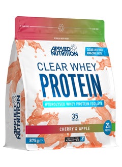 Applied Nutrition Clear Whey Isolate - Whey Protein Isolate, Refreshing High Protein Powder, Fruit Juice Style Flavours (Cherry & Apple) (875g - 35 Servings)