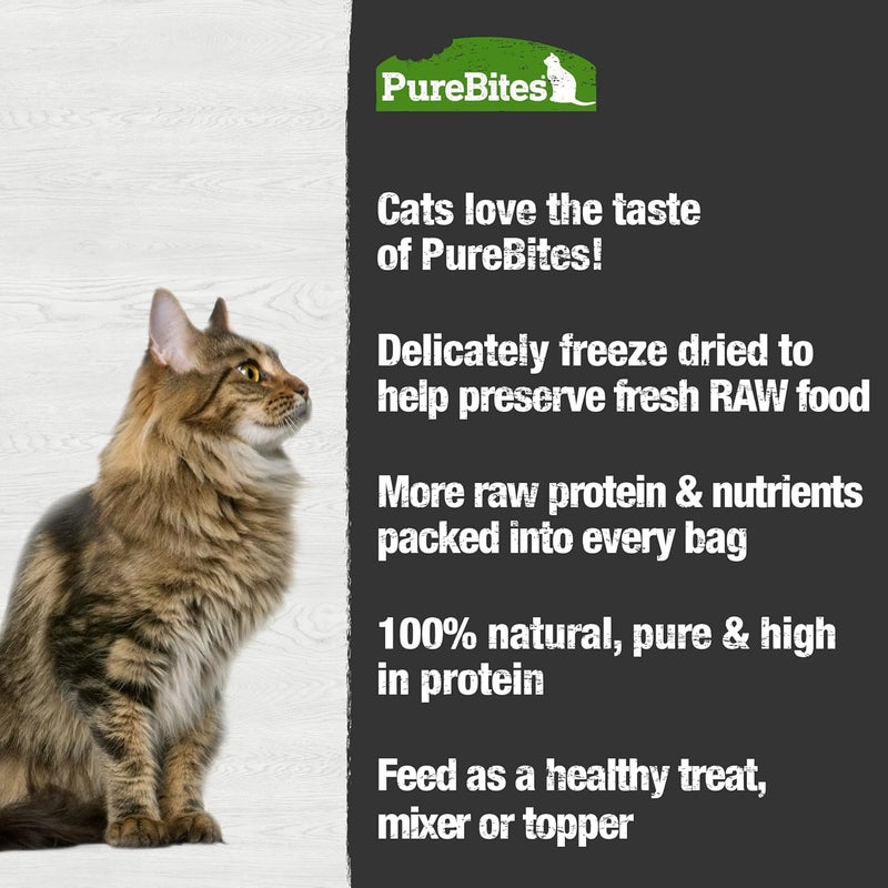 PureBites Chicken Breast & Catnip Freeze-Dried Cat Treats 1.3Oz / 37G | Value Size - Image 5