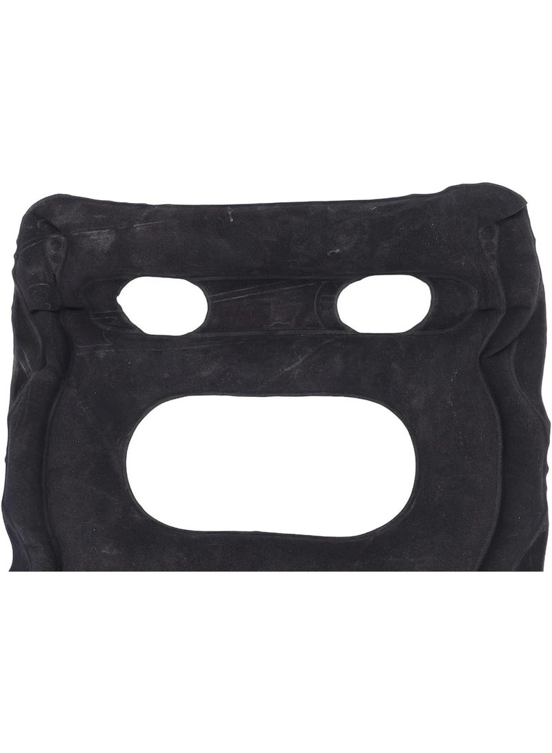 وسادة مضادة لقرحة الفراش، منتجات للمرضى طريحي الفراش، وسادة على شكل عظمة الذنب على شكل دونات، ملحقات للكراسي المتحركة، وسادة هوائية للسيارة، وسائد داعمة للأريكة، وسادة وافل، مستلزمات رعاية المرضى، بلاستيك PVC لكبار السن لون أزرق دكن - Image 4