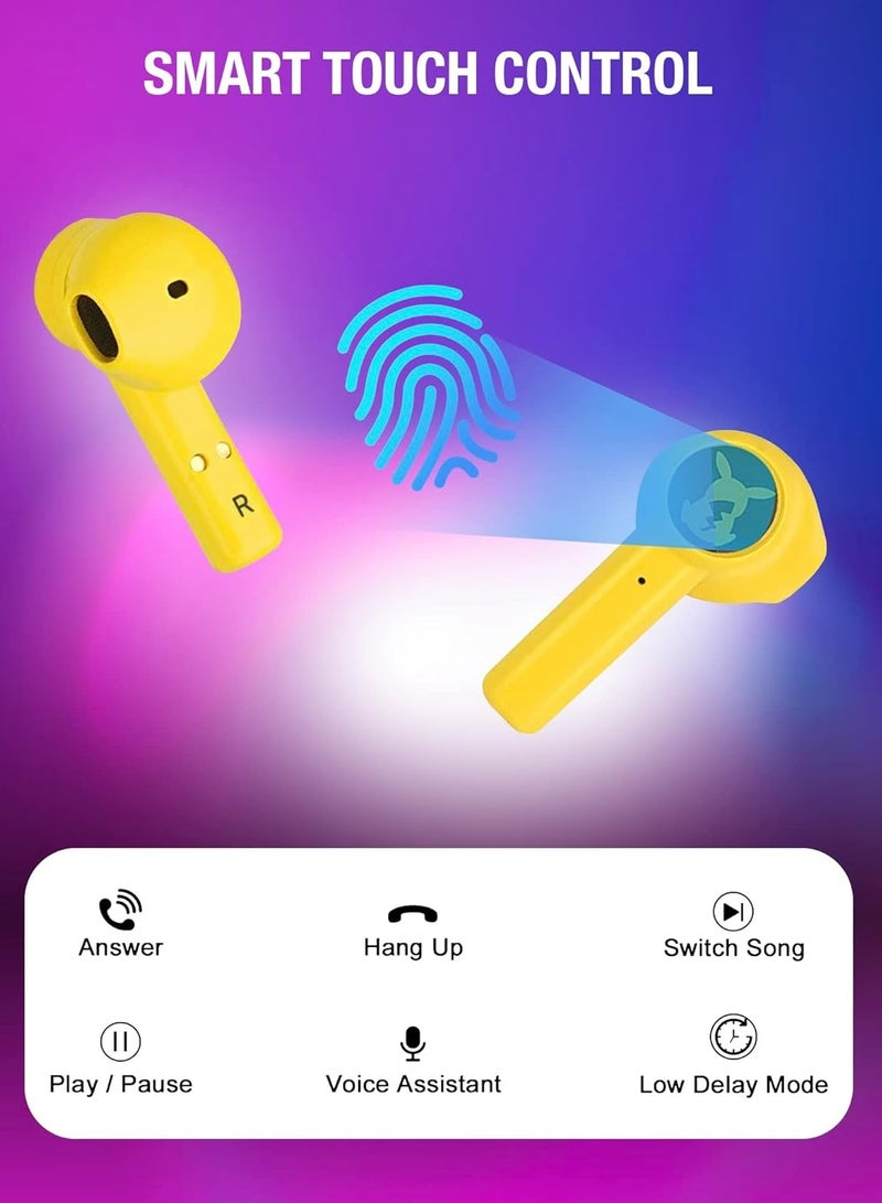 Anime Stuff Headphones - Bluetooth Wireless Earbuds with Genie Ball Charging Case - Kids Wireless Earbuds - Image 4