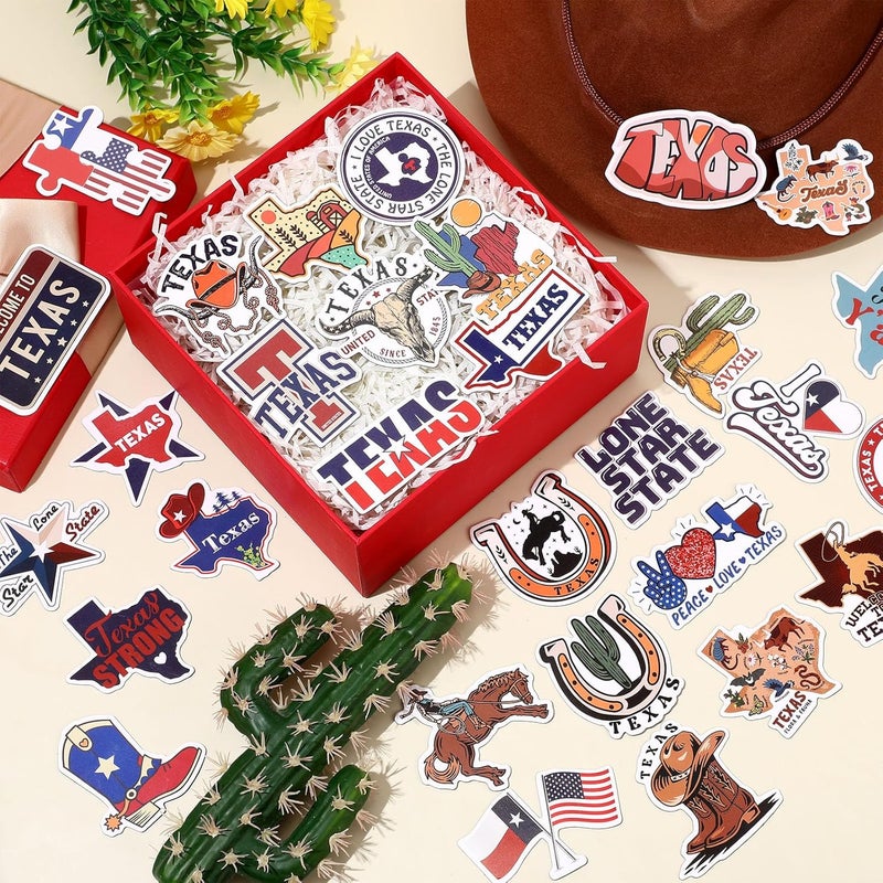 Konohan 30 Pcs Texas Souvenirs Gifts Texas Magnet for Refrigerator City Magnetic Refrigerator Stickers for Home Decoration - Image 3