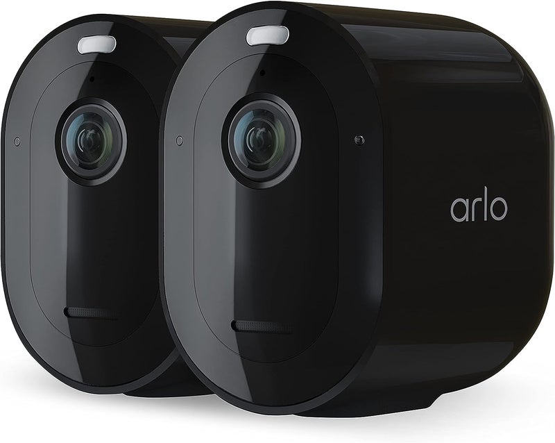 Arlo Pro 4 Spotlight Camera - 1 Pack - Wireless Security, 2K Video & HDR, Color Night Vision, 2 Way Audio, Wire-Free, Direct to WiFi No Hub Needed, White - VMC4050P