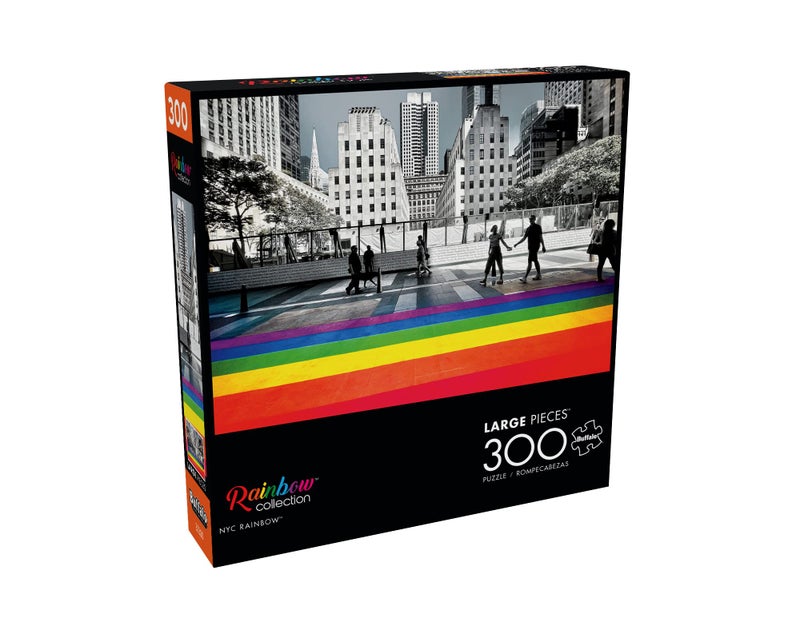 Buffalo Games - Mick Mick NYC - NYC Rainbow - 300 Piece Jigsaw Puzzle for Adults Challenging Puzzle Perfect for Game Nights - Finished Size is 21.25 x 15.00 - Image 3