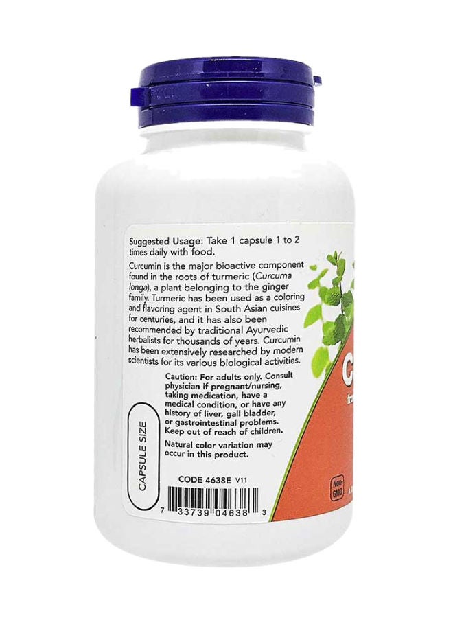 now Curcumin 665 mg Veg Capsules 60's - Image 3