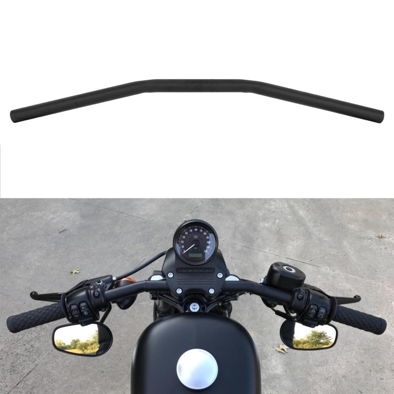 PSLER 1 Motorcycle Handlebar 25mm Motorcycle Drag Bar for Sportster Cruiser XL 883 1200 Cafe Racer Custom Chopper Softail Dyna Street Bob
