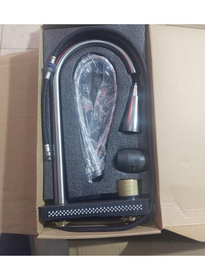 Shams Smart kitchen sink, 76 x 45, including everything including a drainer and a mixer - Image 4