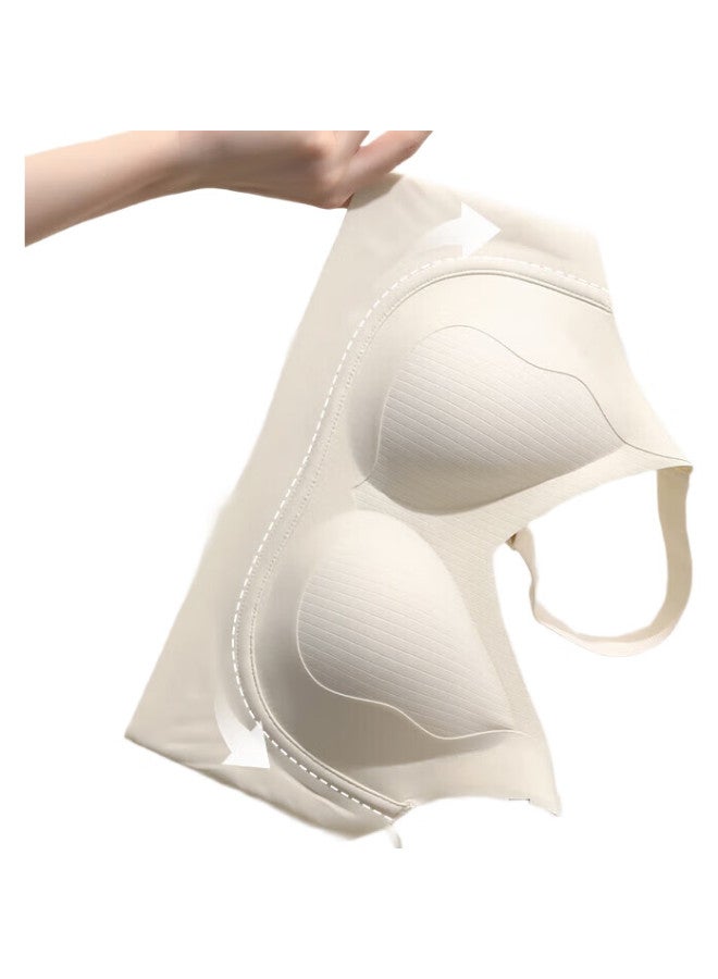 Fenton Women'S Soft Support Seamless Wire-Free Push-Up Bra With Large Cup Size, Chest Lift And Anti-Sagging, Side Breast Support Bra - Image 3