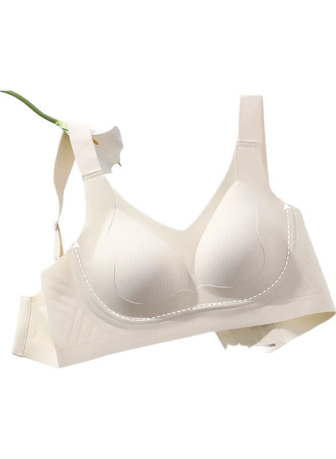 Fenton Women'S Soft Support Seamless Wire-Free Push-Up Bra With Large Cup Size, Chest Lift And Anti-Sagging, Side Breast Support Bra - Image 1