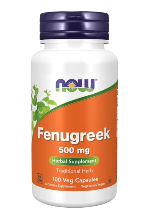 Now Fenugreek 500Mg Cap 100S - Image 1