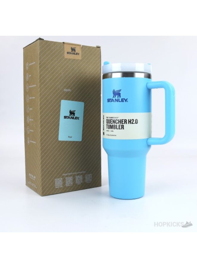STANLEY 40 oz baby blue Stainless Steel Tumbler - Image 1