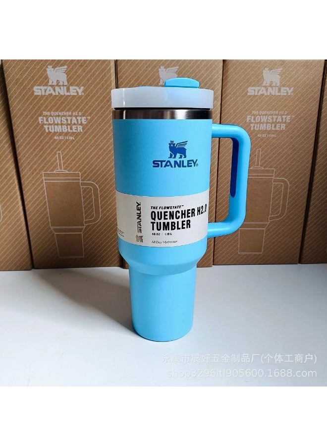 STANLEY 40 oz baby blue Stainless Steel Tumbler - Image 2