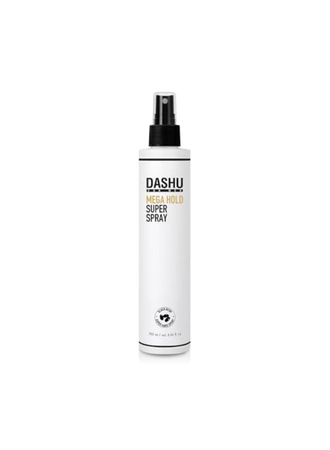 DASHU Mega Hold Super Hair Spray 845 fl oz UltraStrong Fixation Hairspray for Women Men Dryness Prevention Natural Finish Easy WashOut - Image 1