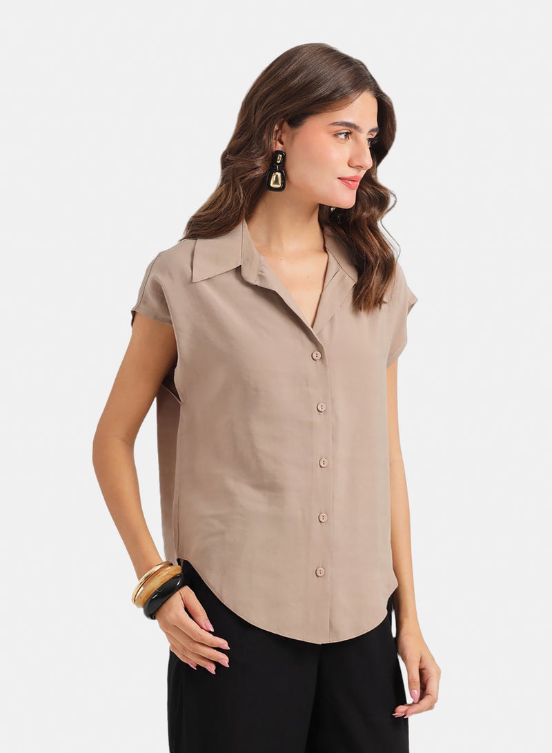 Carina Sleeveless Button-Down Shirt - Image 2