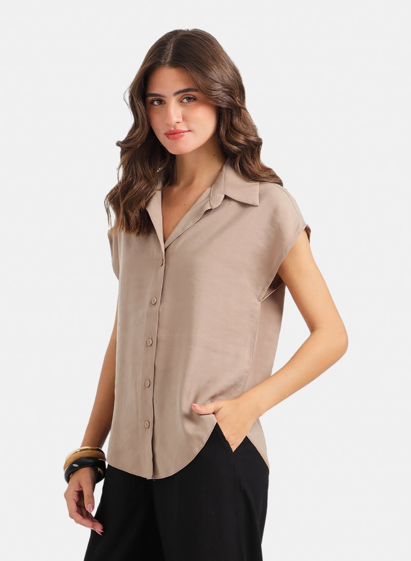 Carina Sleeveless Button-Down Shirt - Image 3