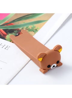 NIBEMINENT Baby Safety Creative Wedge Doorstop Cute Cartoon Dog Door Stopper Baby Protect Khaki  - Image 1