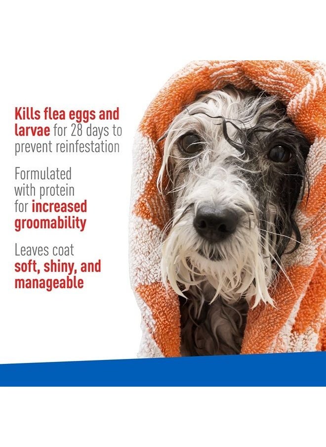 ADAMS Plus Flea & Tick Shampoo with Precor for Cats, Kittens, Dogs & Puppies Over 12 Weeks Of Age |Sensitive Skin Flea Treatment for Dogs & Cats |Kills Adult Fleas, Flea Eggs, Ticks, and Lice |6 Oz 