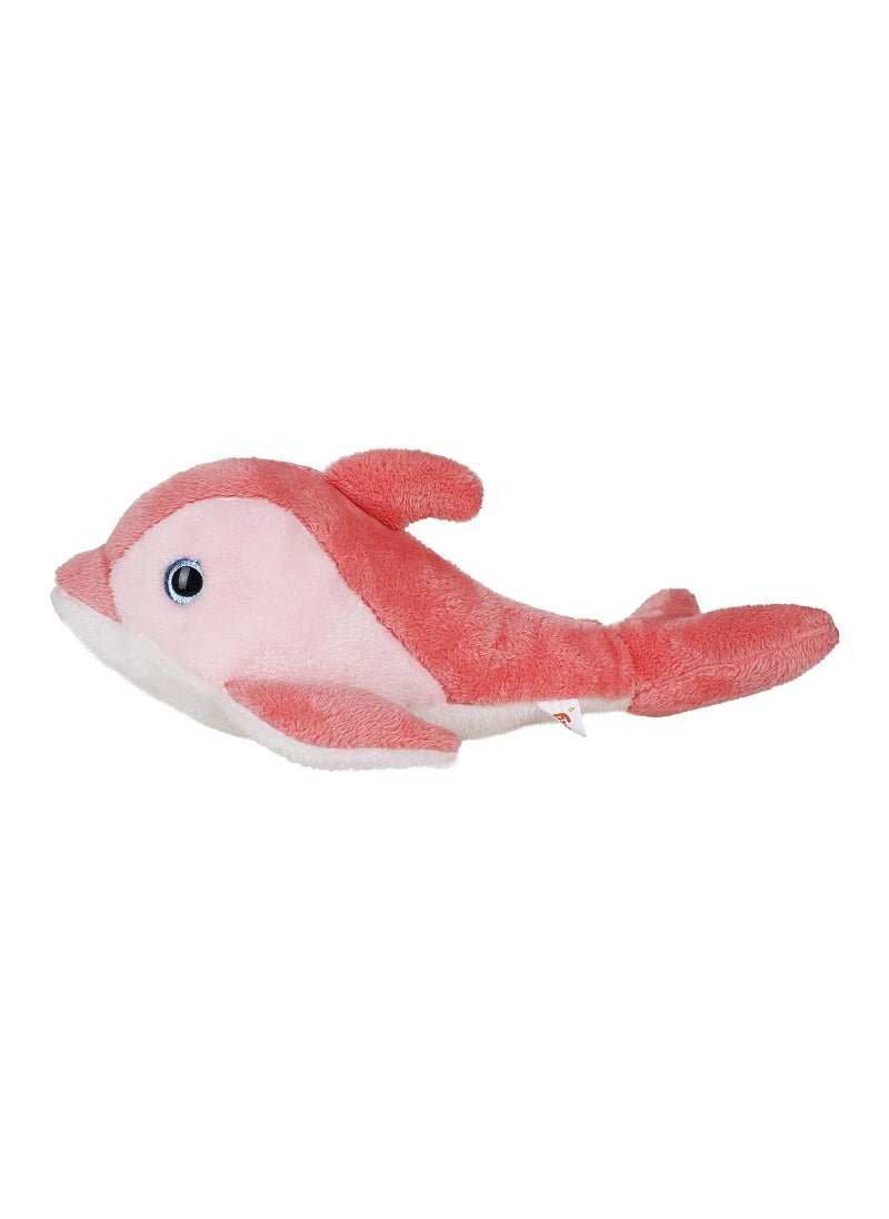 Hamleys - Pink Dolphin Stuffed Animal Soft Toys for Kids Gift for Boys and Girls Pink 40 cm - Image 1