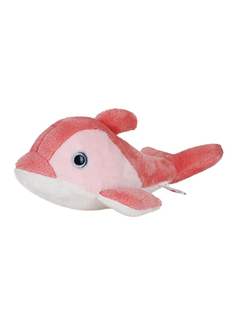 Hamleys - Pink Dolphin Stuffed Animal Soft Toys for Kids Gift for Boys and Girls Pink 40 cm - Image 1