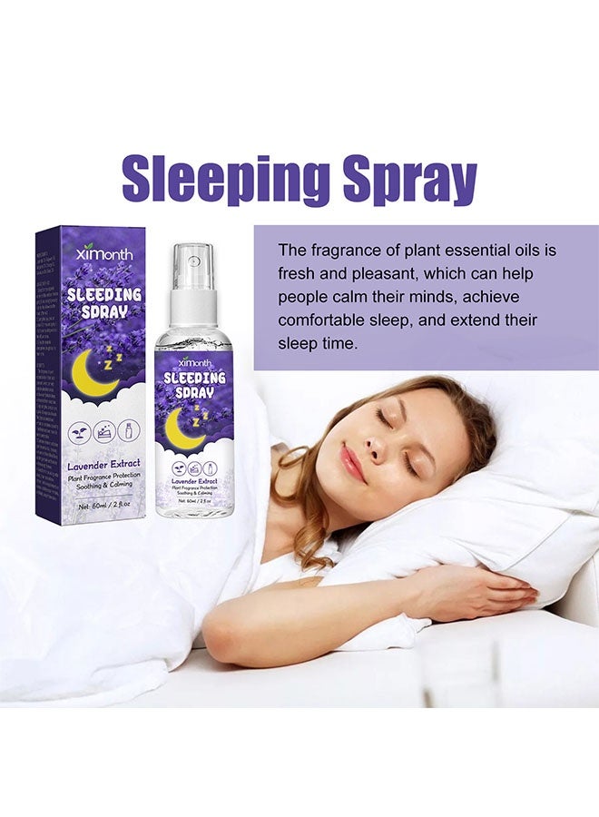 سيمونث بخاخ الكتان بالخزامى، بخاخ نوم معطر بالخزامى، زيت عطري مهدئ لتحسين النوم، معطر داخلي للوسائد بخزامى 100 مل - Image 4