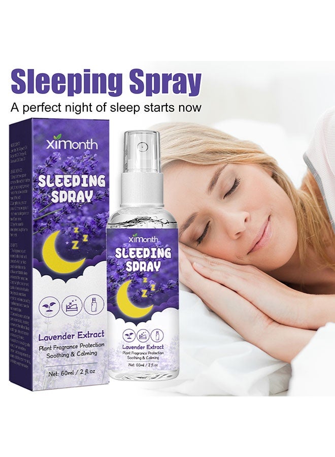 سيمونث بخاخ الكتان بالخزامى، بخاخ نوم معطر بالخزامى، زيت عطري مهدئ لتحسين النوم، معطر داخلي للوسائد بخزامى 100 مل - Image 1