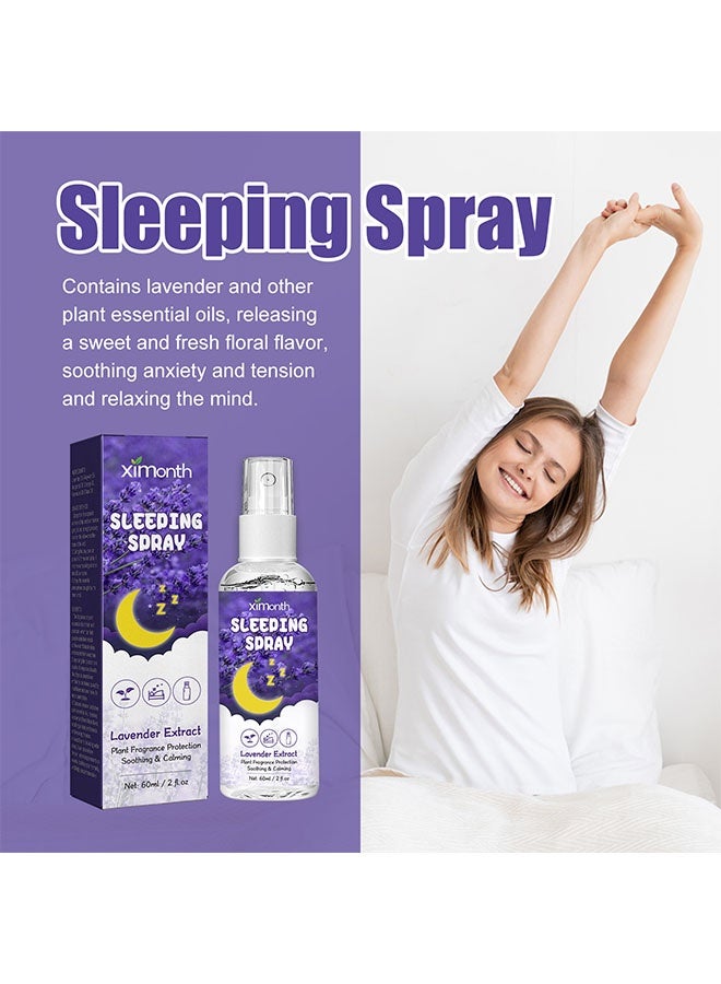 سيمونث بخاخ الكتان بالخزامى، بخاخ نوم معطر بالخزامى، زيت عطري مهدئ لتحسين النوم، معطر داخلي للوسائد بخزامى 100 مل - Image 3