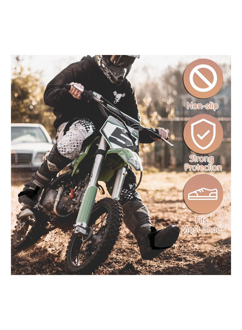 كابتن تيك Motorcycle Gear Shift Pads, Rubber Shoe Cover Accessories for Clutch Protection, 4-Piece Set for Men and Women, Essential Gear Shifter Protection. - Image 2