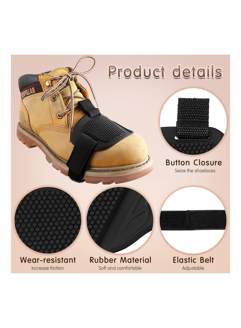 كابتن تيك Motorcycle Gear Shift Pads, Rubber Shoe Cover Accessories for Clutch Protection, 4-Piece Set for Men and Women, Essential Gear Shifter Protection. - Image 4
