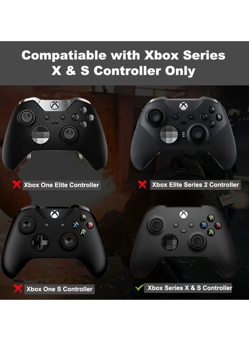 general RB LB Bumpers Shoulder Trigger ons Top Middle Bracket Controller Replacement for Xbox Series X/S (2 Black) - Image 5