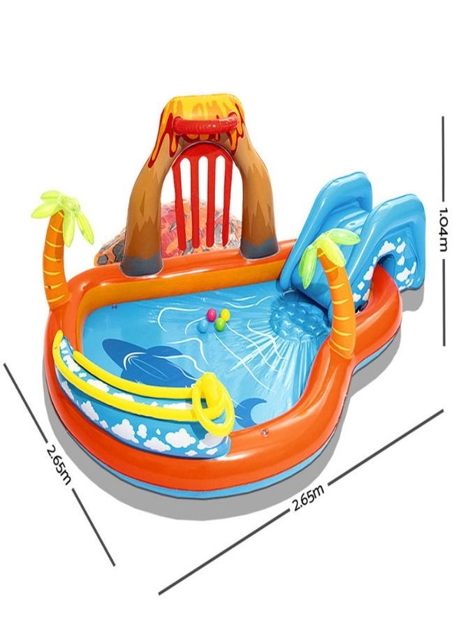Bestway مركز لعب لافا لاجون من بيست واي 265 سم × 265 سم × 104 سم 26-53069  - Image 4