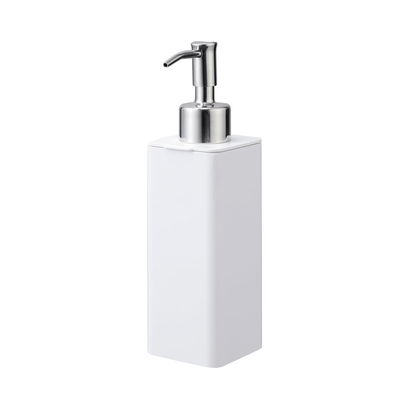 Yamazaki Home Tower Refillable Hand Soap Dispenser with Pump | Bathroom, Kitchen - Abs Plastic - 8.5 Fluid Oz., 250 Milliliters - Image 1