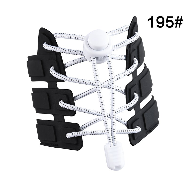 إسكدنيا Kids Safe Elastic No-tie Shoelaces 195# White