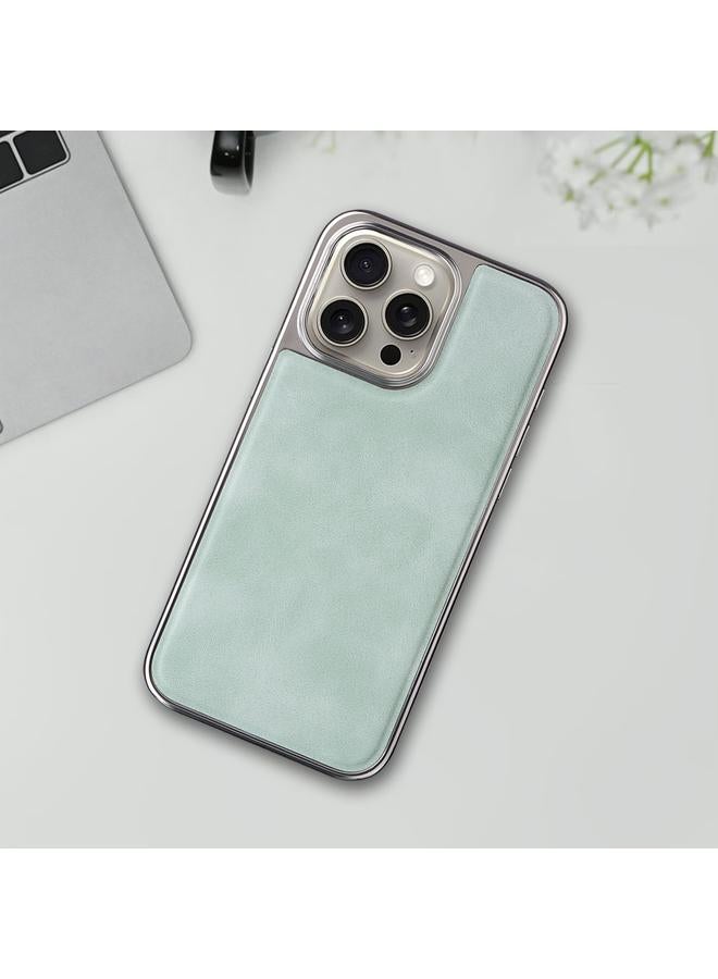 S-TOP Case For iPhone 13 Electroplated Side PU Hybrid TPU MagSafe Phone Case - Image 2