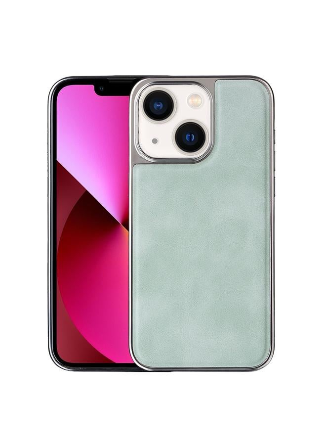 S-TOP Case For iPhone 13 Electroplated Side PU Hybrid TPU MagSafe Phone Case - Image 1