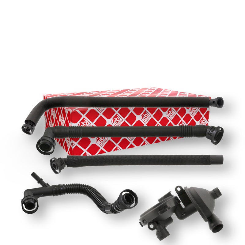 febi bilstein 46303 Vent Valve for crankcase with additional parts pack of one Black